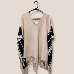 Fringe poncho